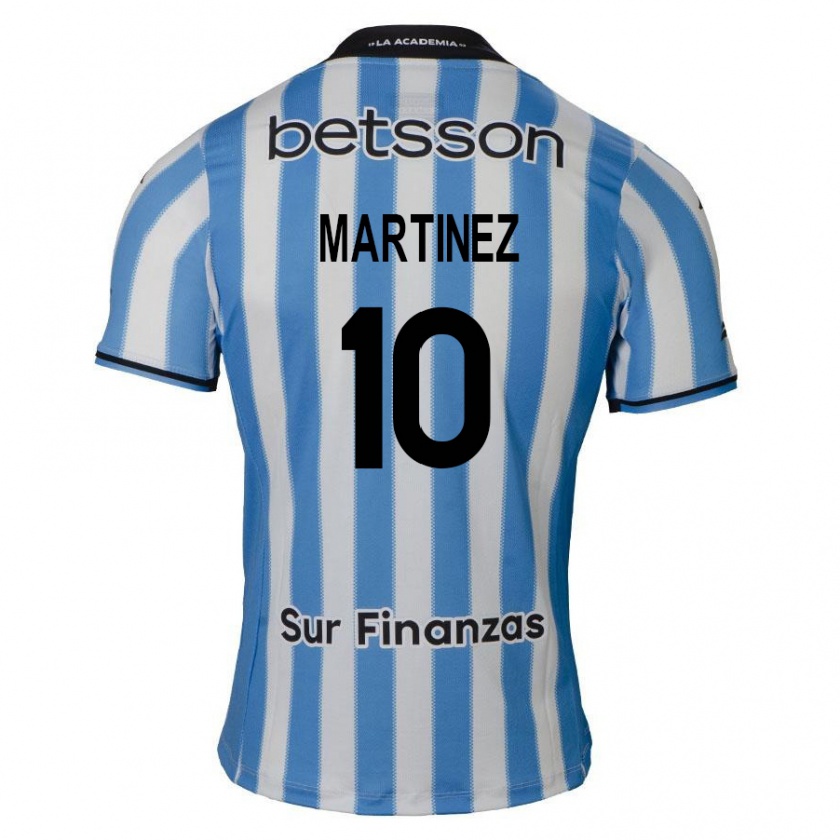 Kandiny Bambino Maglia Roger Martínez #10 Blu Bianco Nero Kit Gara Home 2024/25 Maglietta