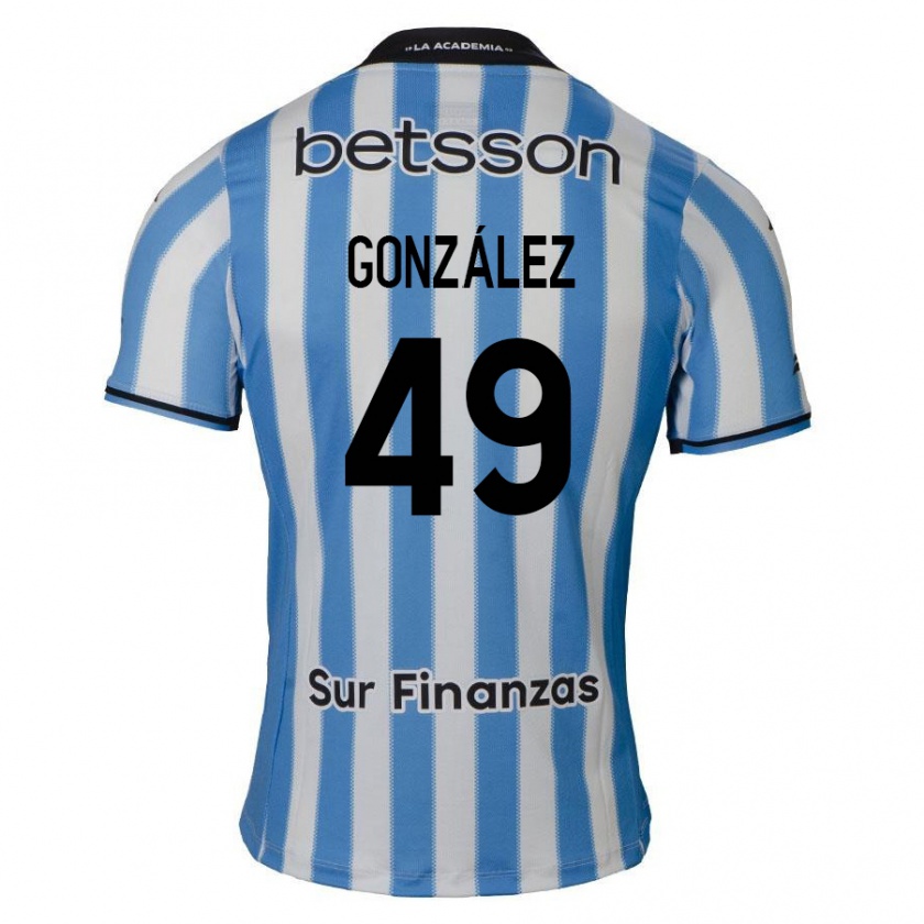 Kandiny Bambino Maglia David González #49 Blu Bianco Nero Kit Gara Home 2024/25 Maglietta