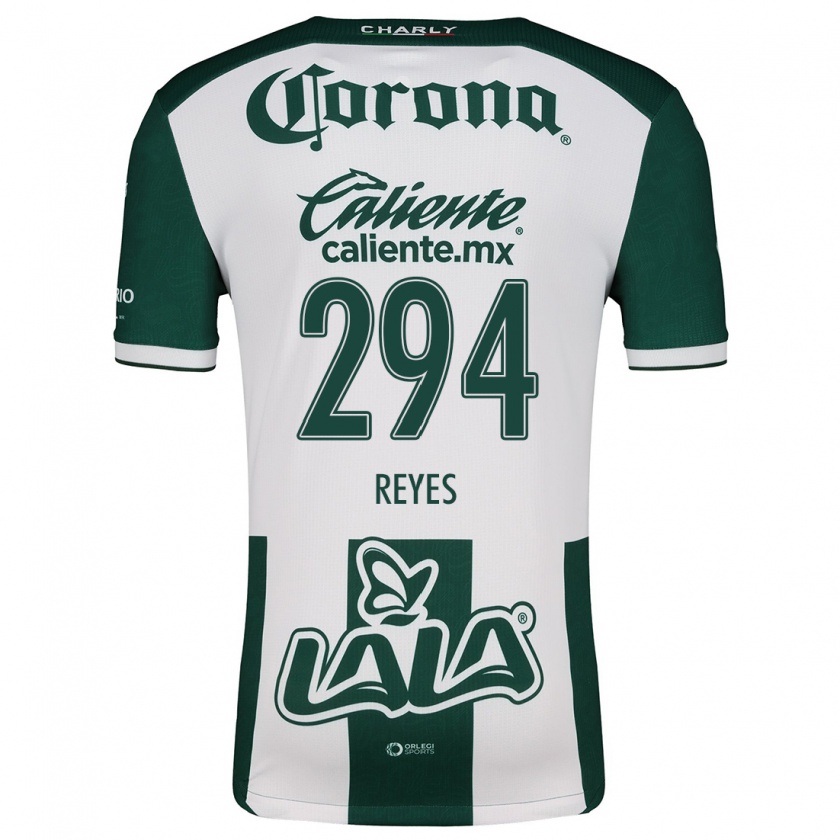 Kandiny Niño Camiseta Máximo Reyes #294 Verde Blanco 1ª Equipación 2024/25 La Camisa