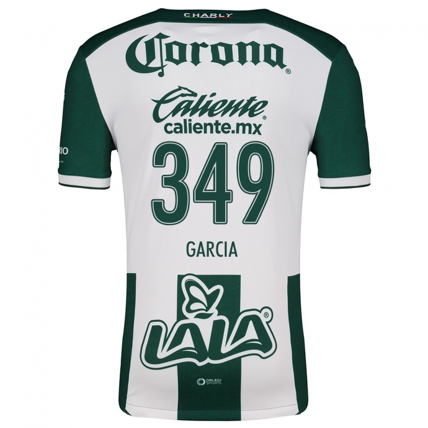 Kandiny Niño Camiseta Diego García #349 Verde Blanco 1ª Equipación 2024/25 La Camisa México