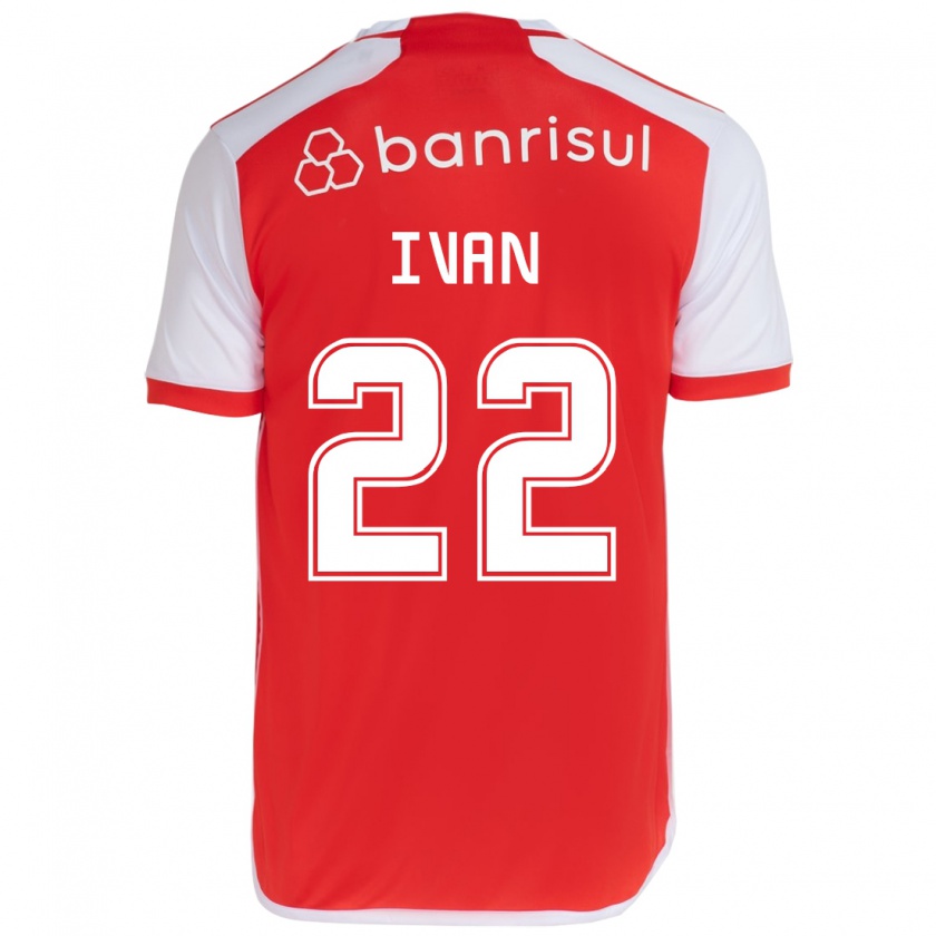 Kandiny Bambino Maglia Ivan #22 Rosso Bianco Kit Gara Home 2024/25 Maglietta