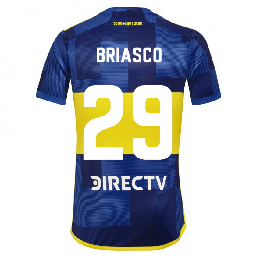 Kandiny Kinder Norberto Briasco #29 Blau Gelb Heimtrikot Trikot 2024/25 T-Shirt Österreich