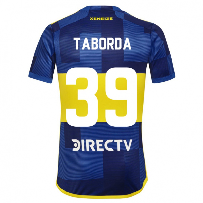 Kandiny Kinderen Vicente Taborda #39 Blauw Geel Thuisshirt Thuistenue 2024/25 T-Shirt België