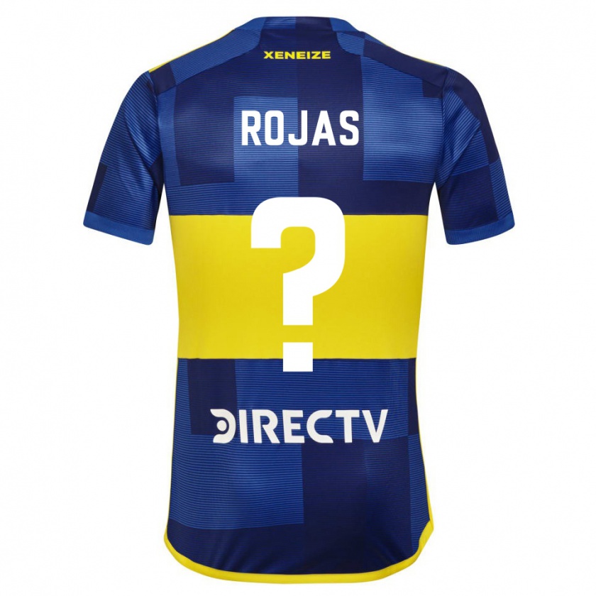 Kandiny Niño Camiseta Ignacio Rojas #0 Azul Amarillo 1ª Equipación 2024/25 La Camisa México