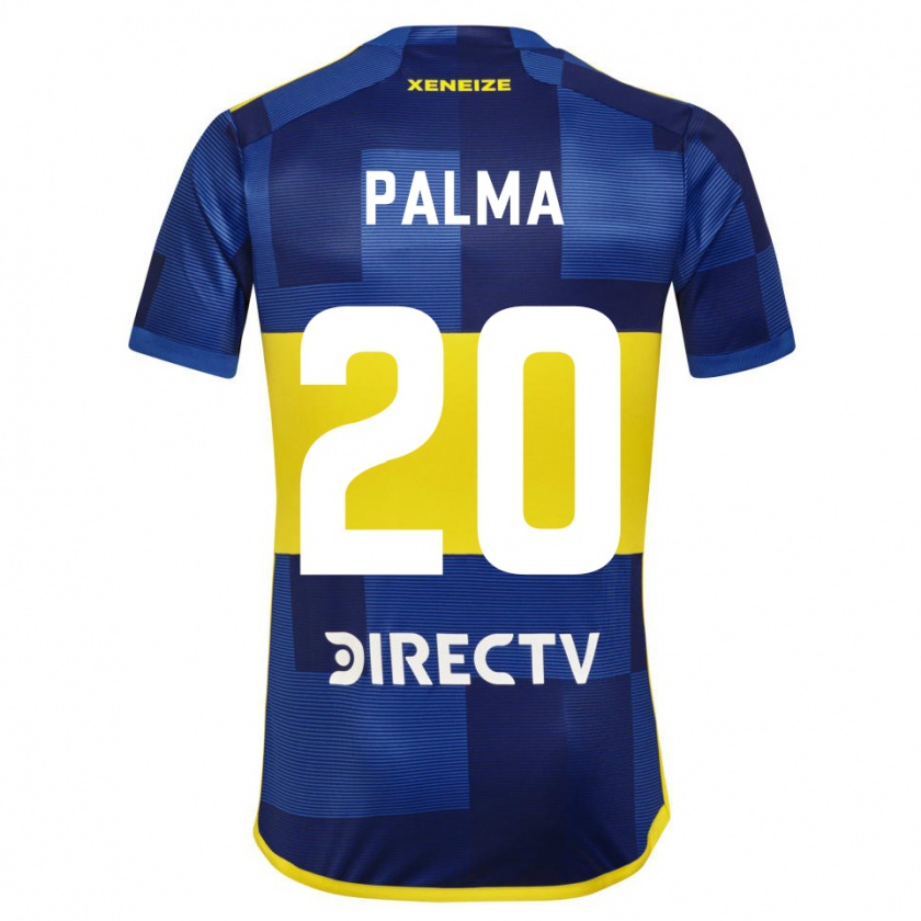 Kandiny Kinderen Lucas Palma #20 Blauw Geel Thuisshirt Thuistenue 2024/25 T-Shirt België