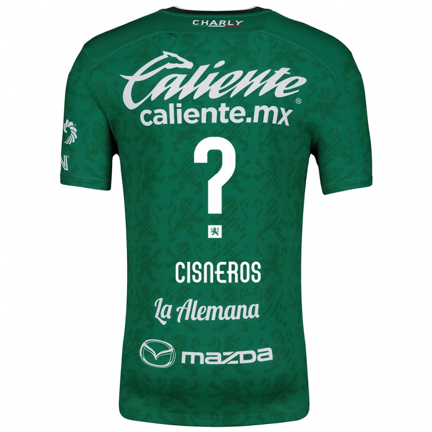 Kandiny Bambino Maglia Santiago Cisneros #0 Verde Bianco Kit Gara Home 2024/25 Maglietta