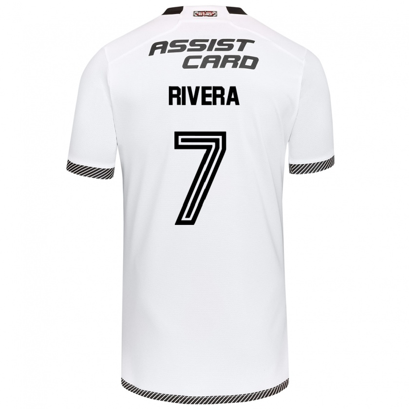 Kandiny Bambino Maglia Francisco Rivera #7 Bianco Nero Kit Gara Home 2024/25 Maglietta