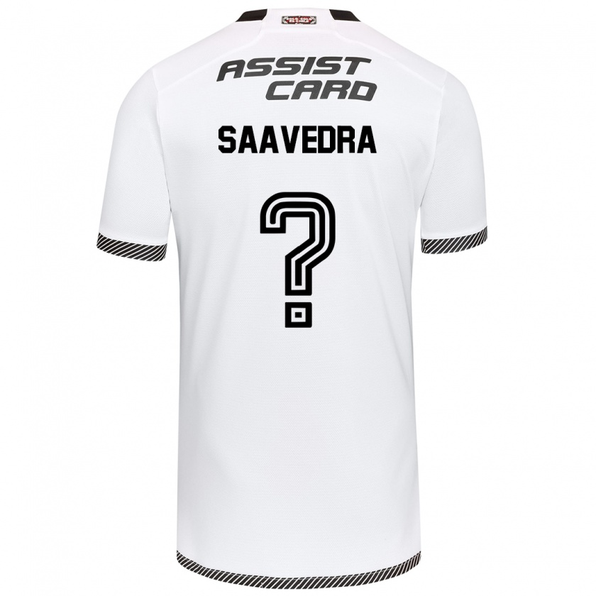 Kandiny Bambino Maglia Danilo Saavedra #0 Bianco Nero Kit Gara Home 2024/25 Maglietta