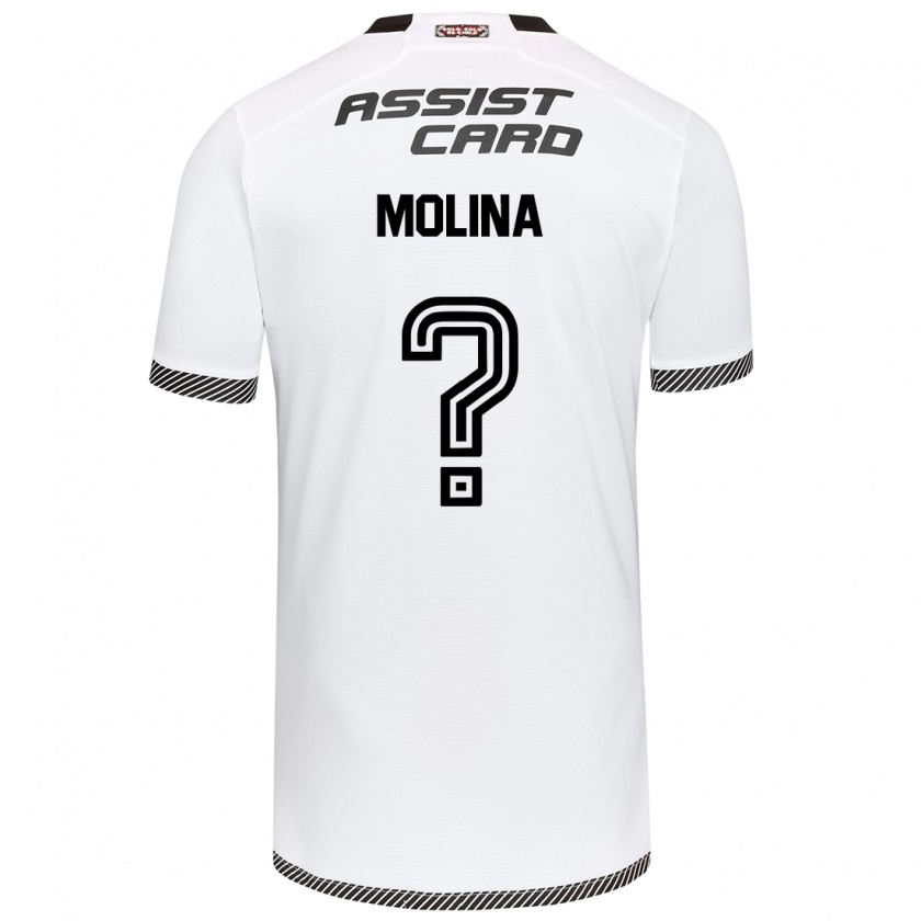 Kandiny Bambino Maglia Byron Molina #0 Bianco Nero Kit Gara Home 2024/25 Maglietta