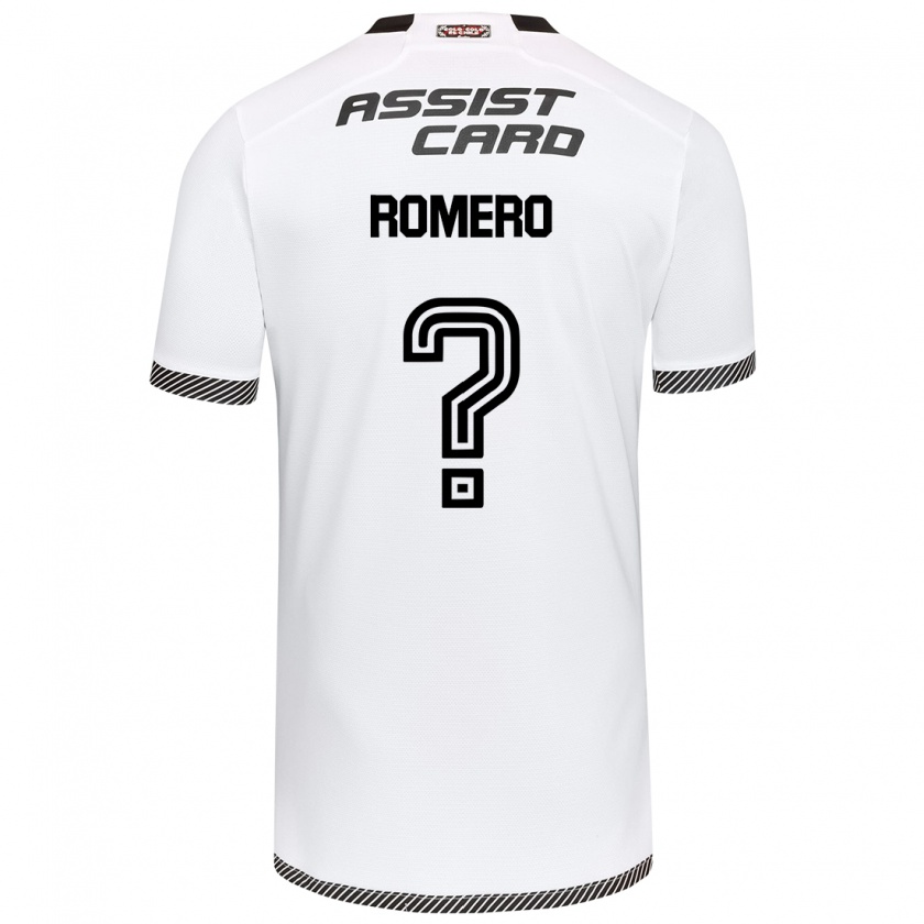 Kandiny Bambino Maglia Enzo Romero #0 Bianco Nero Kit Gara Home 2024/25 Maglietta