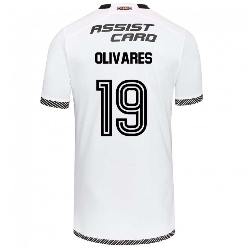 Kandiny Bambino Maglia Michelle Olivares #19 Bianco Nero Kit Gara Home 2024/25 Maglietta