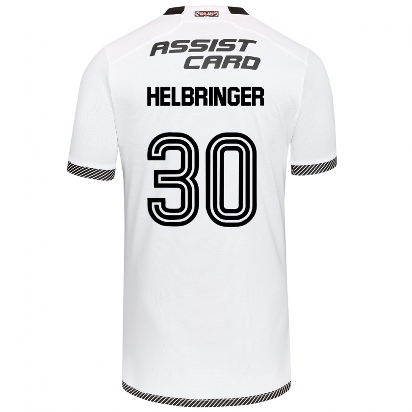 Kandiny Bambino Maglia Aixa Helbringer #30 Bianco Nero Kit Gara Home 2024/25 Maglietta