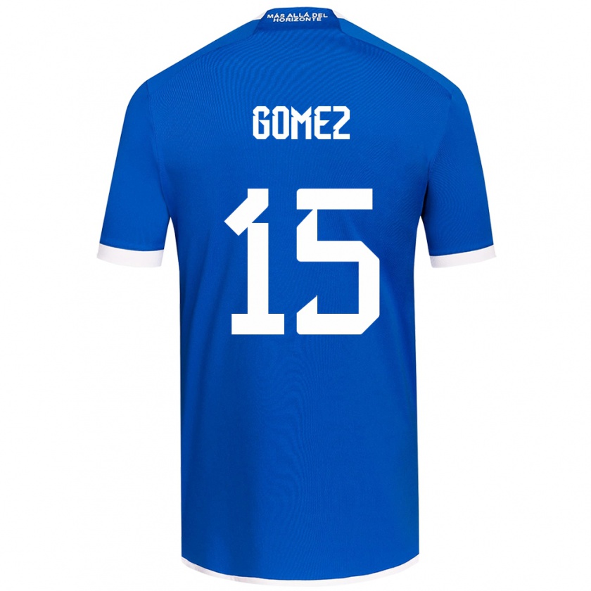 Kandiny Kinder Juan Pablo Gómez #15 Blau Weiss Heimtrikot Trikot 2024/25 T-Shirt Österreich