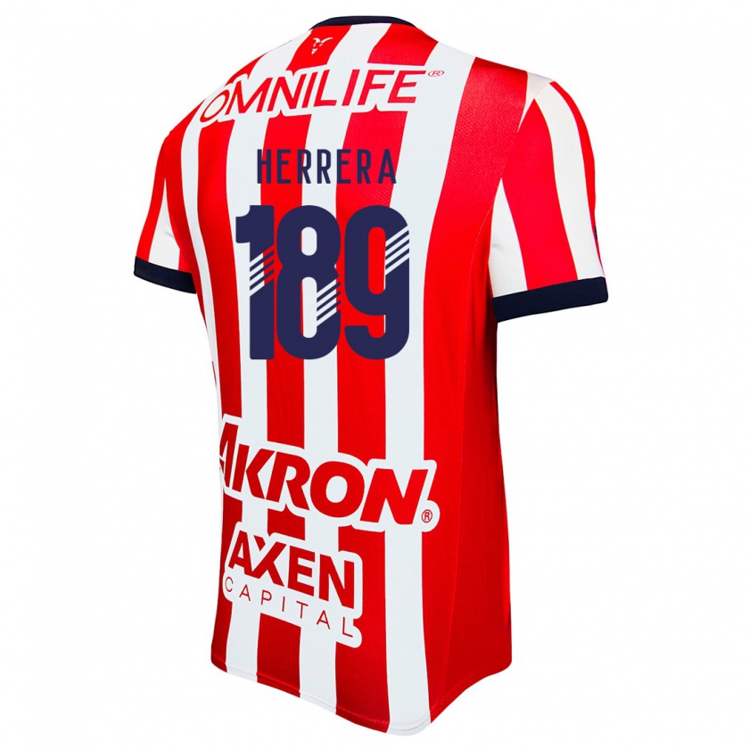 Kandiny Kinderen Antonio Herrera #189 Rood Wit Blauw Thuisshirt Thuistenue 2024/25 T-Shirt