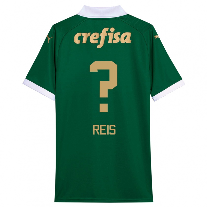 Kandiny Kinderen Vitor Reis #0 Groen Wit Thuisshirt Thuistenue 2024/25 T-Shirt