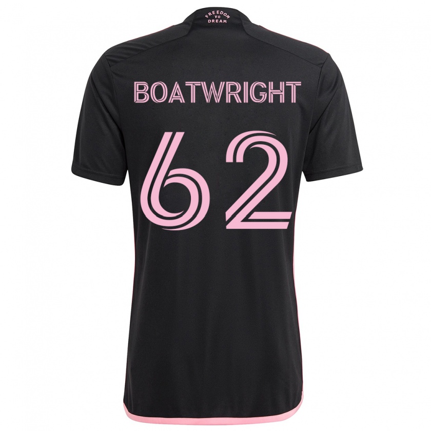 Kandiny Kinder Israel Boatwright #62 Schwarz Auswärtstrikot Trikot 2024/25 T-Shirt Österreich