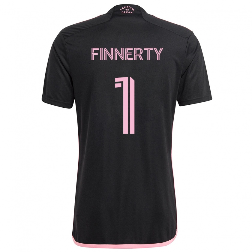 Kandiny Kinder Owen Finnerty #1 Schwarz Auswärtstrikot Trikot 2024/25 T-Shirt Österreich