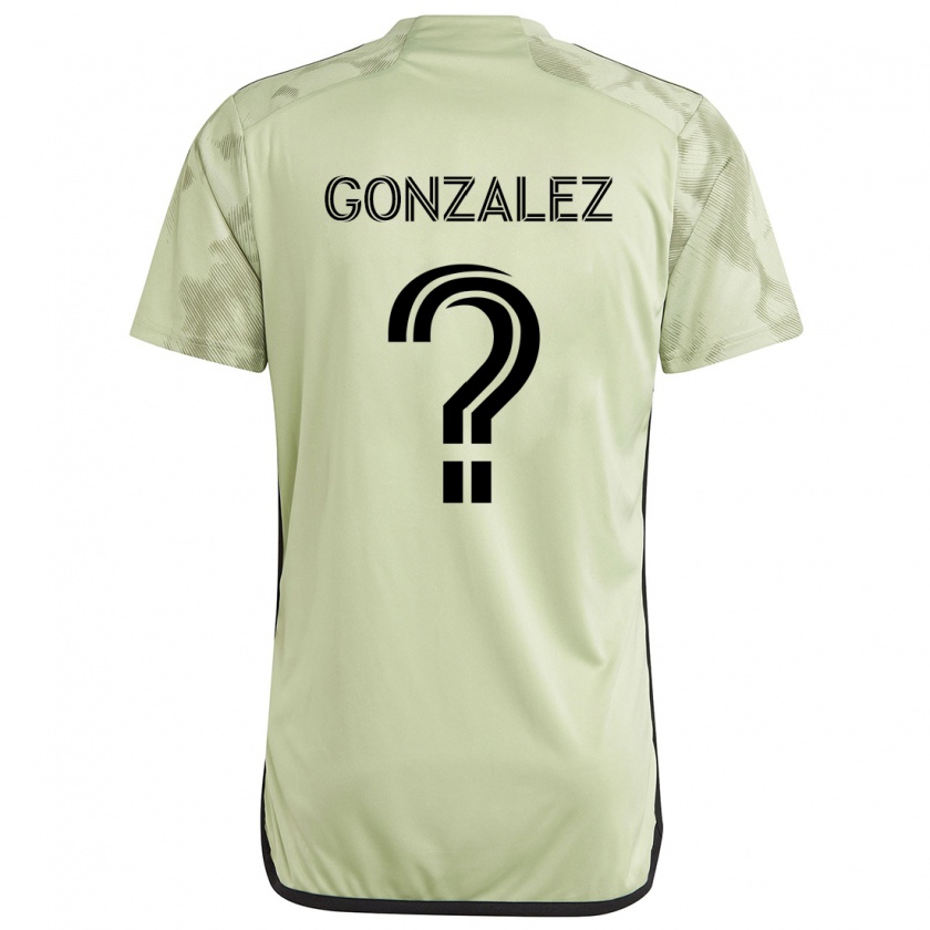 Kandiny Niño Camiseta Mario González #0 Verde Claro 2ª Equipación 2024/25 La Camisa