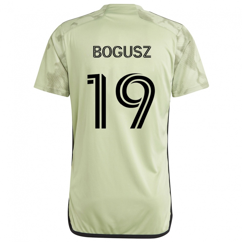 Kandiny Niño Camiseta Mateusz Bogusz #19 Verde Claro 2ª Equipación 2024/25 La Camisa