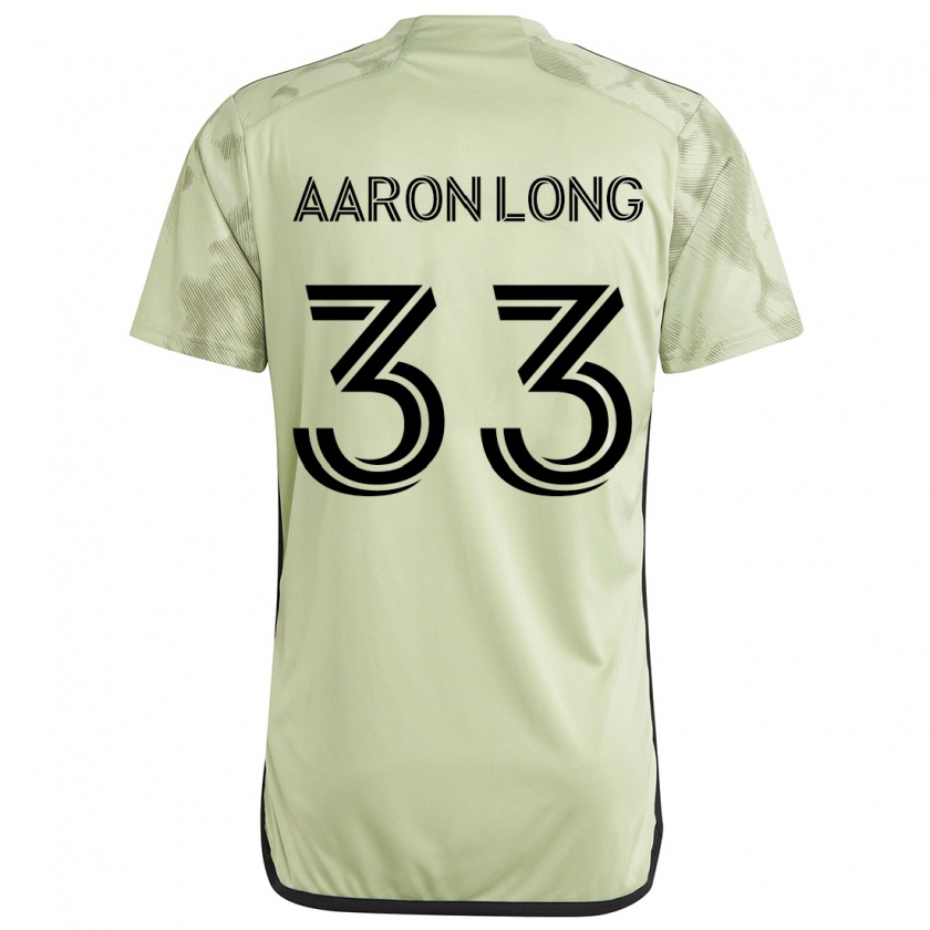 Kandiny Kinderen Aaron Long #33 Licht Groen Uitshirt Uittenue 2024/25 T-Shirt België