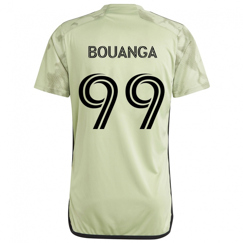 Kandiny Niño Camiseta Denis Bouanga #99 Verde Claro 2ª Equipación 2024/25 La Camisa