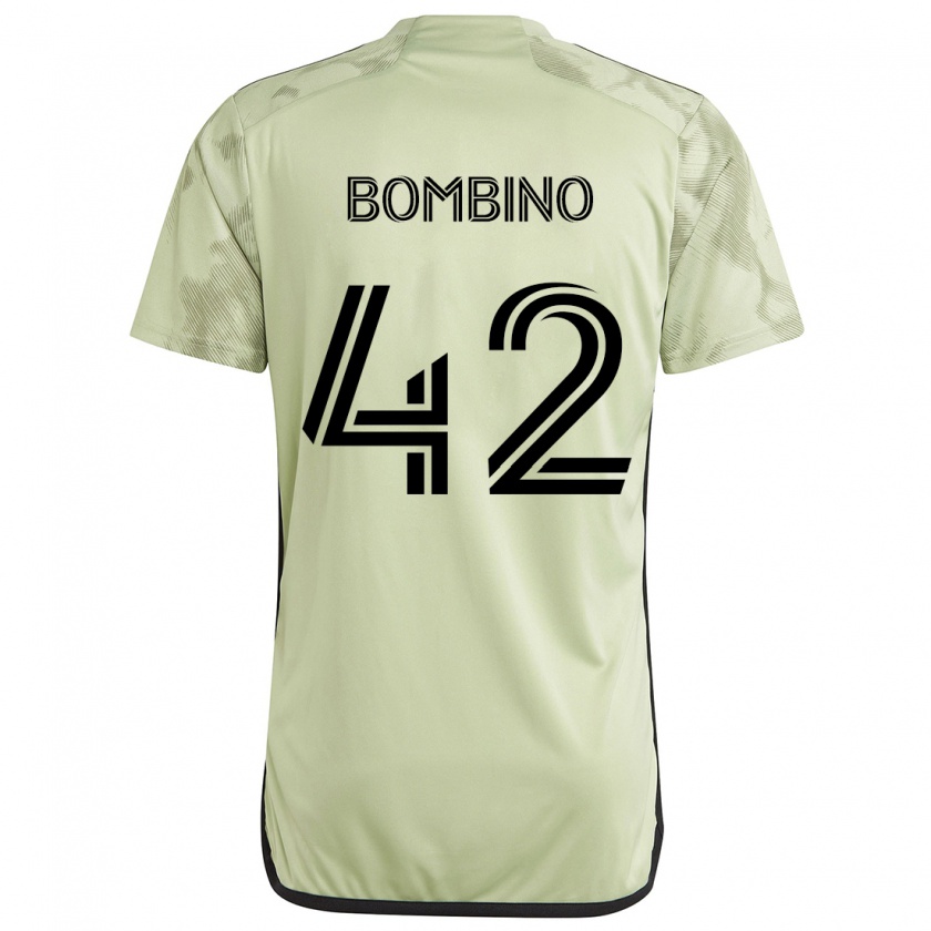 Kandiny Niño Camiseta Luca Bombino #42 Verde Claro 2ª Equipación 2024/25 La Camisa