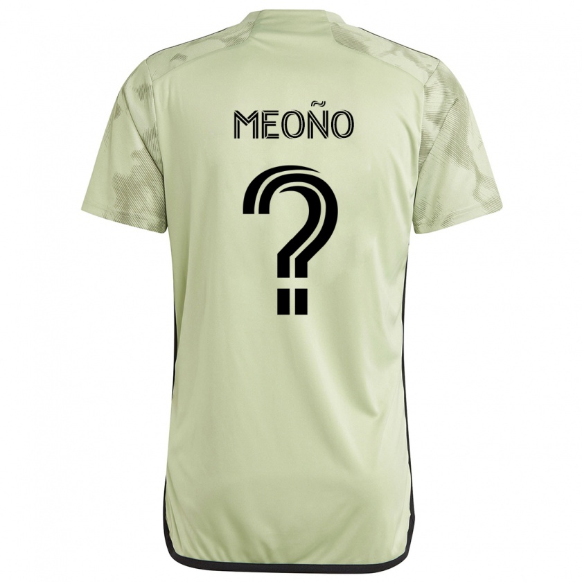 Kandiny Niño Camiseta Aaron Meoño #0 Verde Claro 2ª Equipación 2024/25 La Camisa México