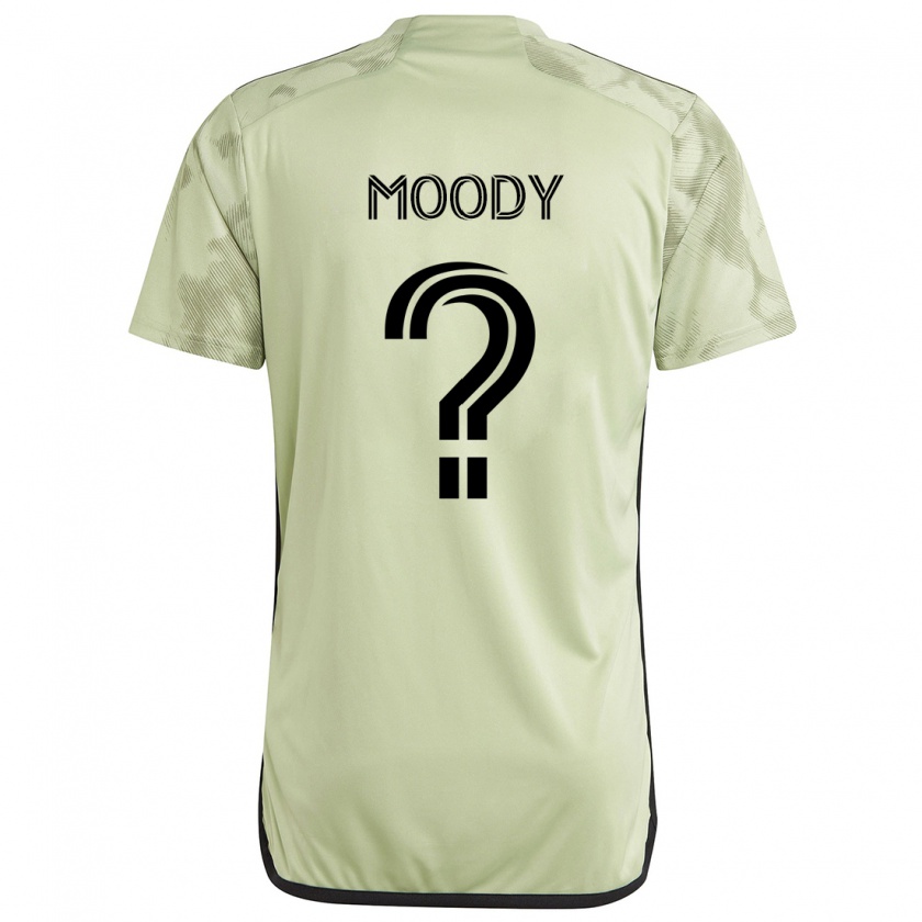 Kandiny Kinderen Noah Moody #0 Licht Groen Uitshirt Uittenue 2024/25 T-Shirt