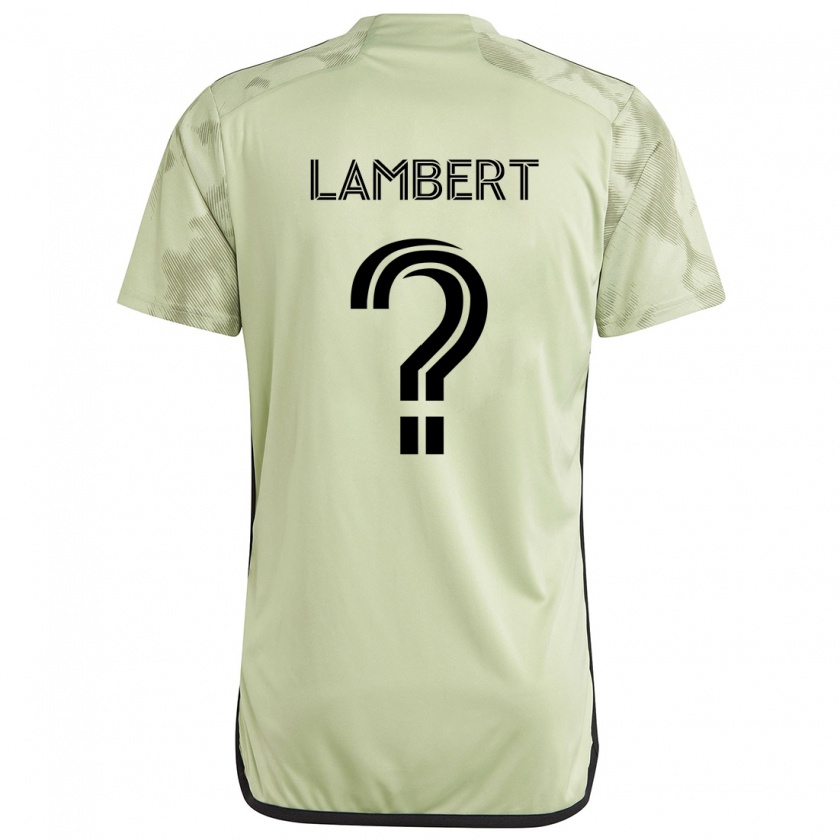 Kandiny Kinder Liam Lambert #0 Hellgrün Auswärtstrikot Trikot 2024/25 T-Shirt Österreich