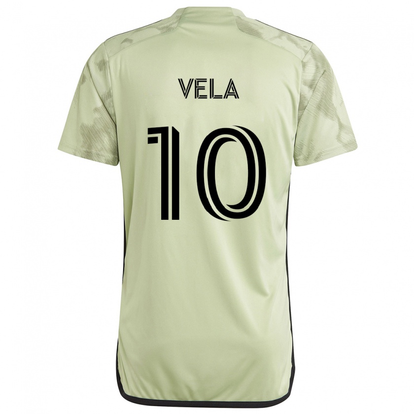 Kandiny Niño Camiseta Carlos Vela #10 Verde Claro 2ª Equipación 2024/25 La Camisa