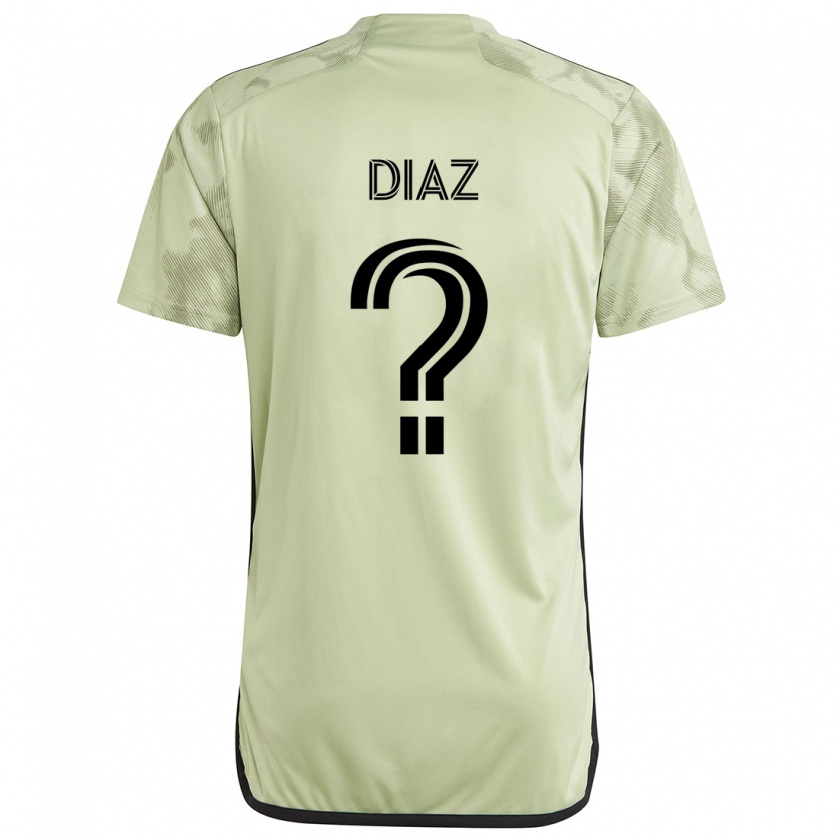 Kandiny Kinderen Christian Díaz #0 Licht Groen Uitshirt Uittenue 2024/25 T-Shirt