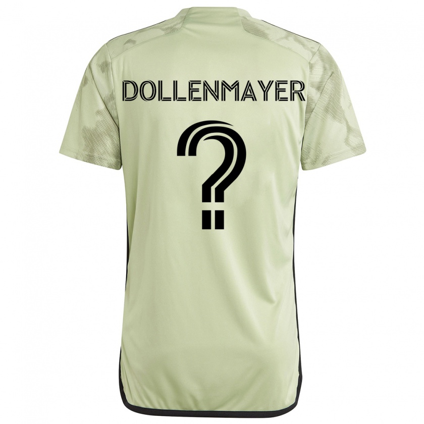 Kandiny Niño Camiseta Noah Dollenmayer #0 Verde Claro 2ª Equipación 2024/25 La Camisa