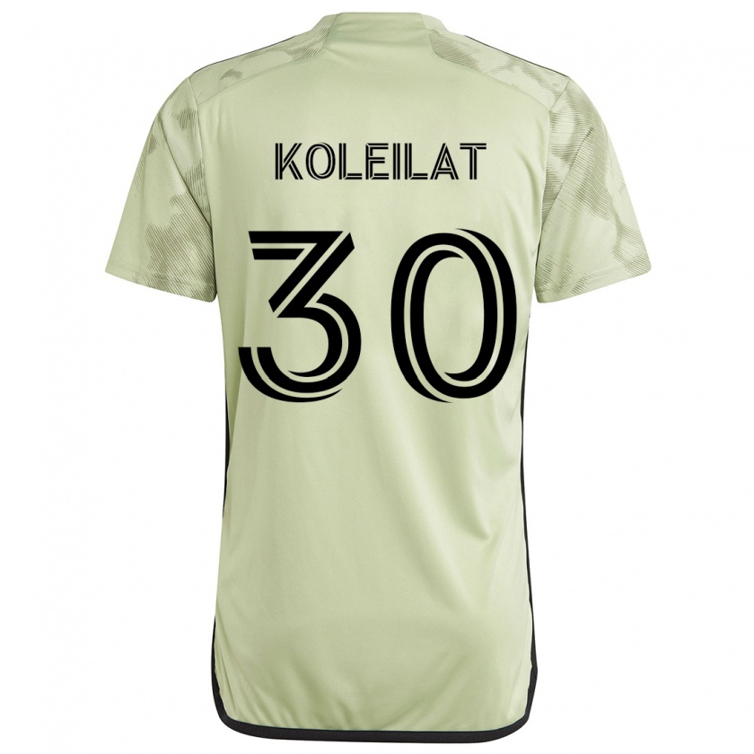 Kandiny Kinderen Jassem Koleilat #30 Licht Groen Uitshirt Uittenue 2024/25 T-Shirt