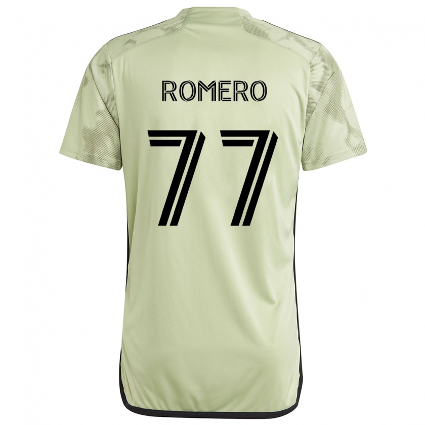 Kandiny Kinder Alexander Romero #77 Hellgrün Auswärtstrikot Trikot 2024/25 T-Shirt Österreich