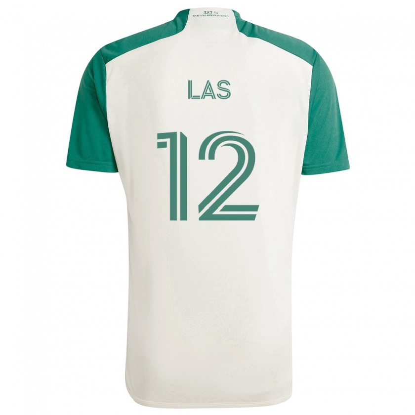 Kandiny Niño Camiseta Damian Las #12 Colores Tostados Verde 2ª Equipación 2024/25 La Camisa México