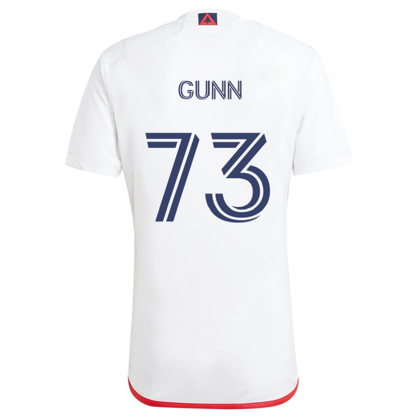 KandinyキッズJd Gunn#73赤、白アウェイシャツ2024/25ジャージーユニフォーム