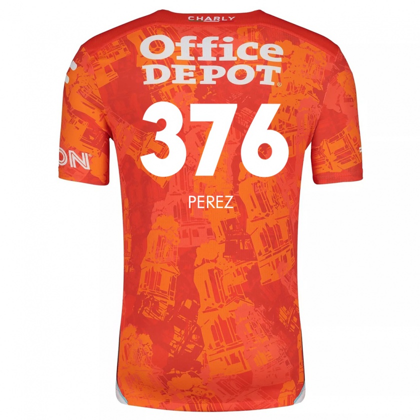 Kandiny Kinder Abraham Pérez #376 Orange Weiß Auswärtstrikot Trikot 2024/25 T-Shirt Österreich