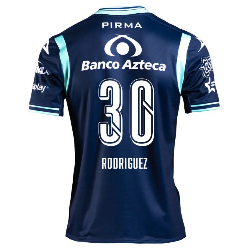 Kandiny Niño Camiseta Jesús Rodríguez #30 Azul Marino 2ª Equipación 2024/25 La Camisa