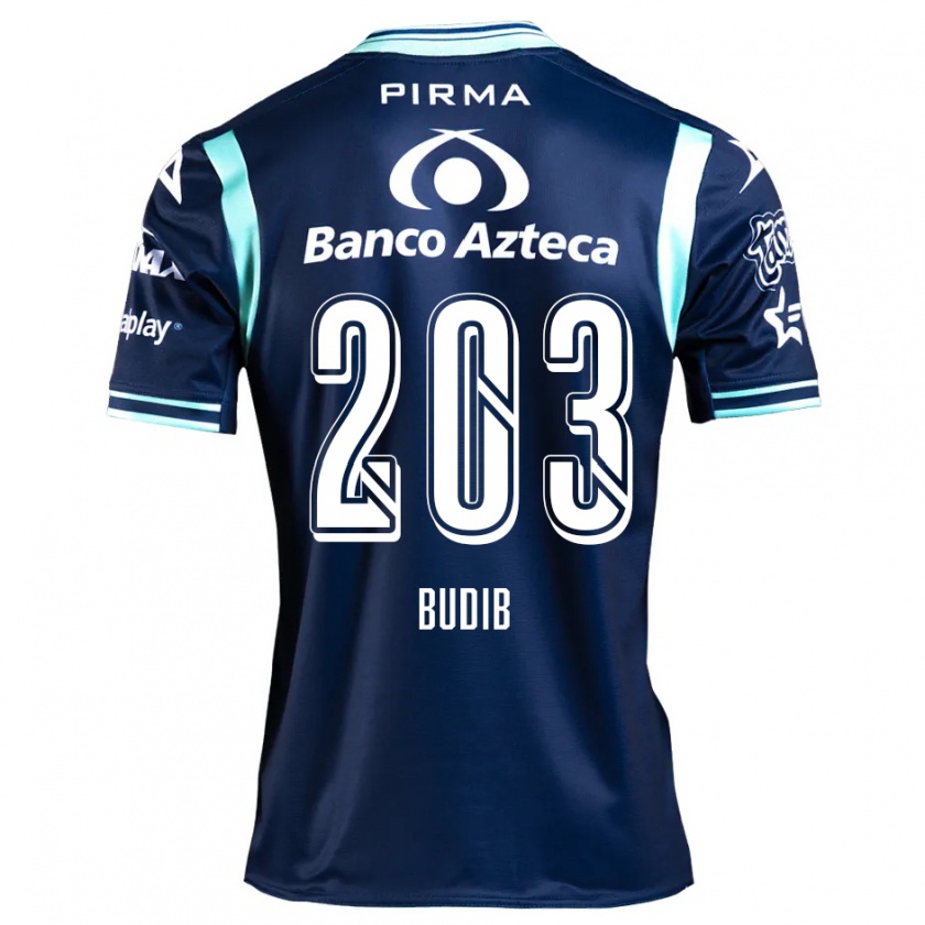 Kandiny Niño Camiseta Pedro Budib #203 Azul Marino 2ª Equipación 2024/25 La Camisa