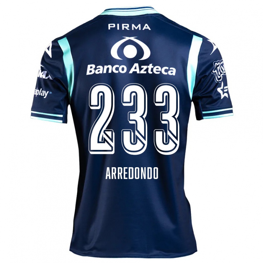 Kandiny Bambino Maglia Ángel Arredondo #233 Blu Navy Kit Gara Away 2024/25 Maglietta