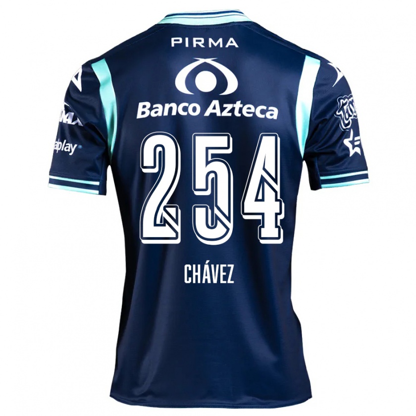 Kandiny Kinder José Chávez #254 Navy Blau Auswärtstrikot Trikot 2024/25 T-Shirt Österreich