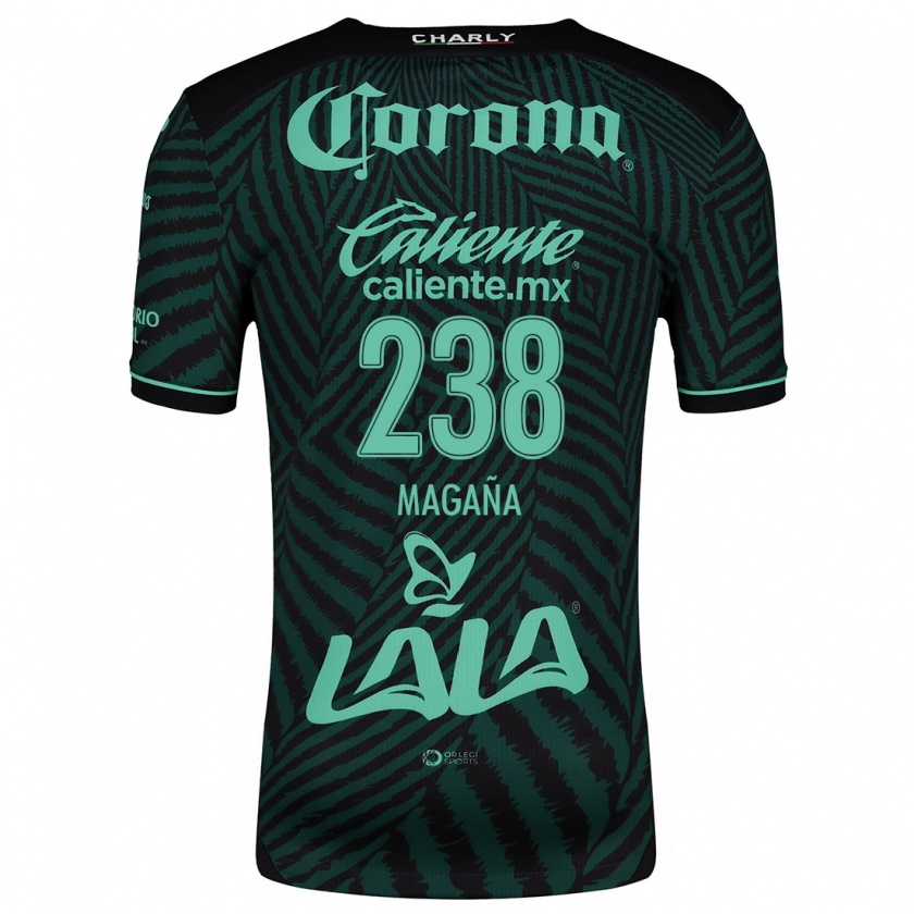 Kandiny Niño Camiseta Emilio Magaña #238 Verde Negro 2ª Equipación 2024/25 La Camisa México