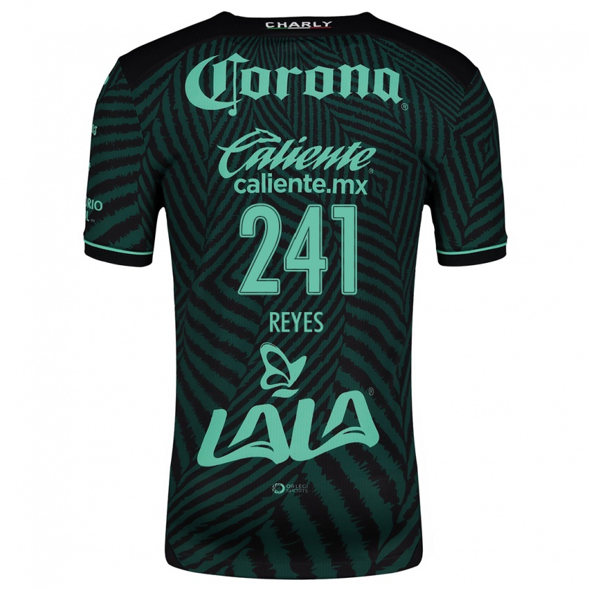 Kandiny Niño Camiseta Julio Reyes #241 Verde Negro 2ª Equipación 2024/25 La Camisa México