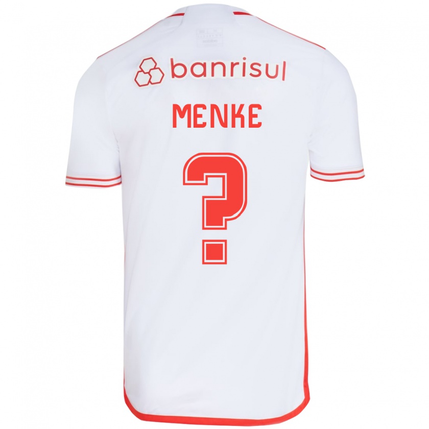 Kandiny Kinder Henrique Menke #0 Weiß Rot Auswärtstrikot Trikot 2024/25 T-Shirt Österreich