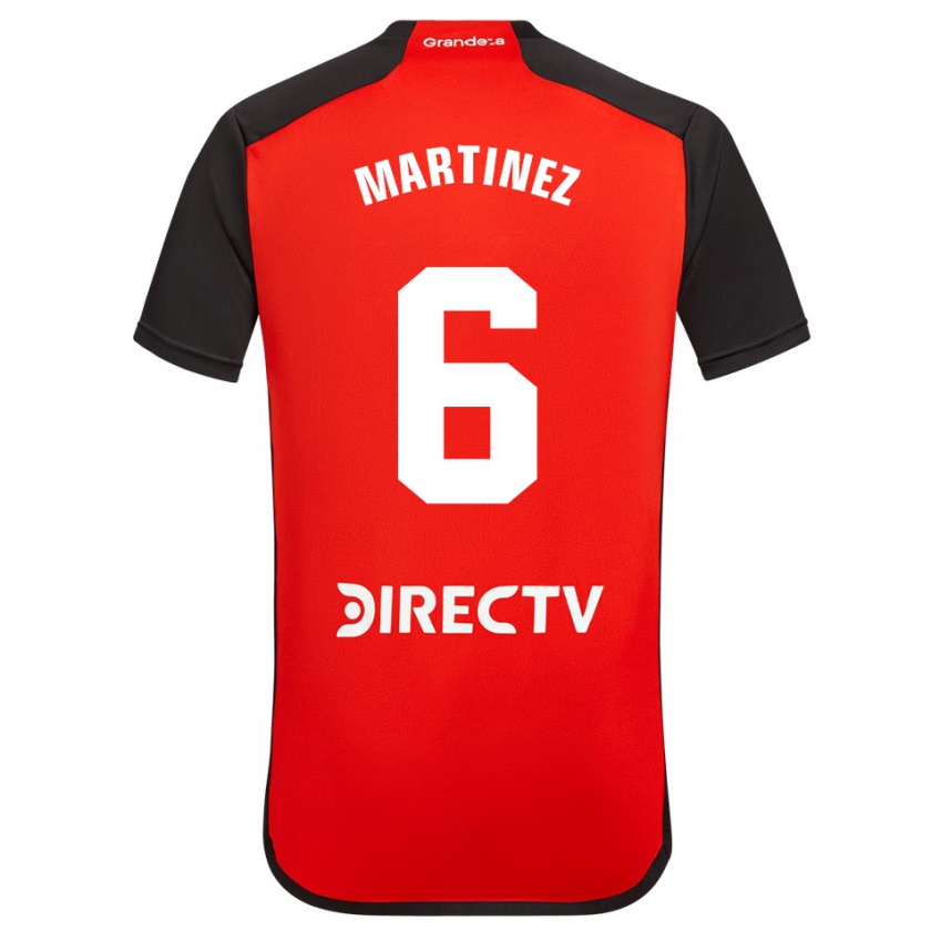 Kandiny Kinder David Martínez #6 Rot Schwarz Weiß Auswärtstrikot Trikot 2024/25 T-Shirt Österreich