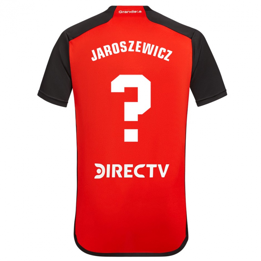 KandinyキッズFranco Jaroszewicz#0赤 黒 白アウェイシャツ2024/25ジャージーユニフォーム