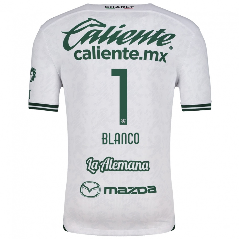 Kandiny Bambino Maglia Alfonso Blanco #1 Bianco Verde Kit Gara Away 2024/25 Maglietta