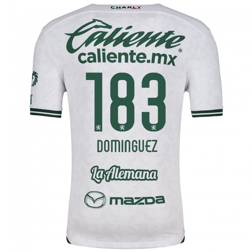 Kandiny Bambino Maglia Jesús Domínguez #183 Bianco Verde Kit Gara Away 2024/25 Maglietta