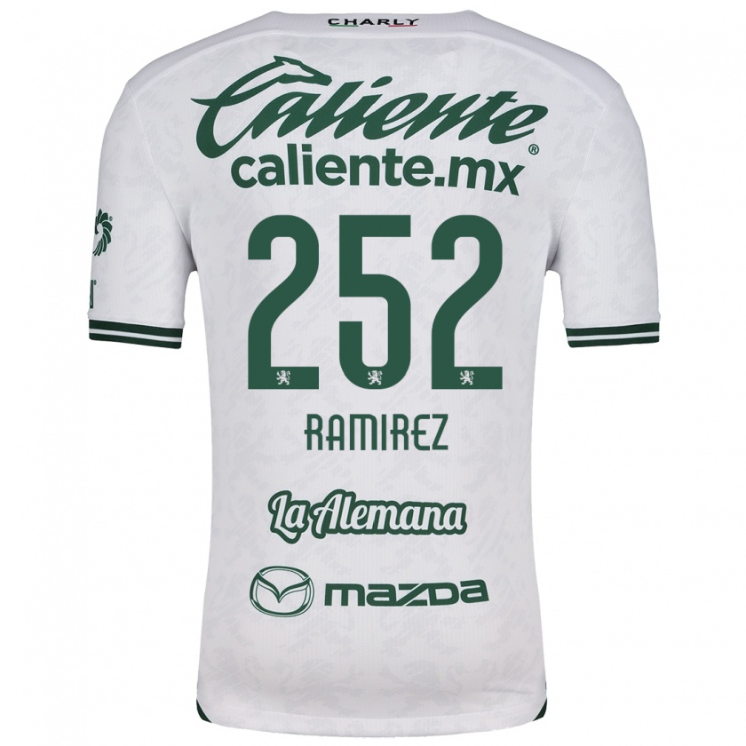 Kandiny Bambino Maglia Luis Ramírez #252 Bianco Verde Kit Gara Away 2024/25 Maglietta