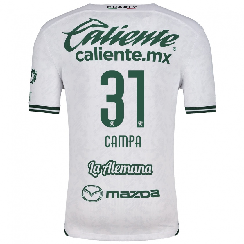 Kandiny Bambino Maglia Marlyn Campa #31 Bianco Verde Kit Gara Away 2024/25 Maglietta